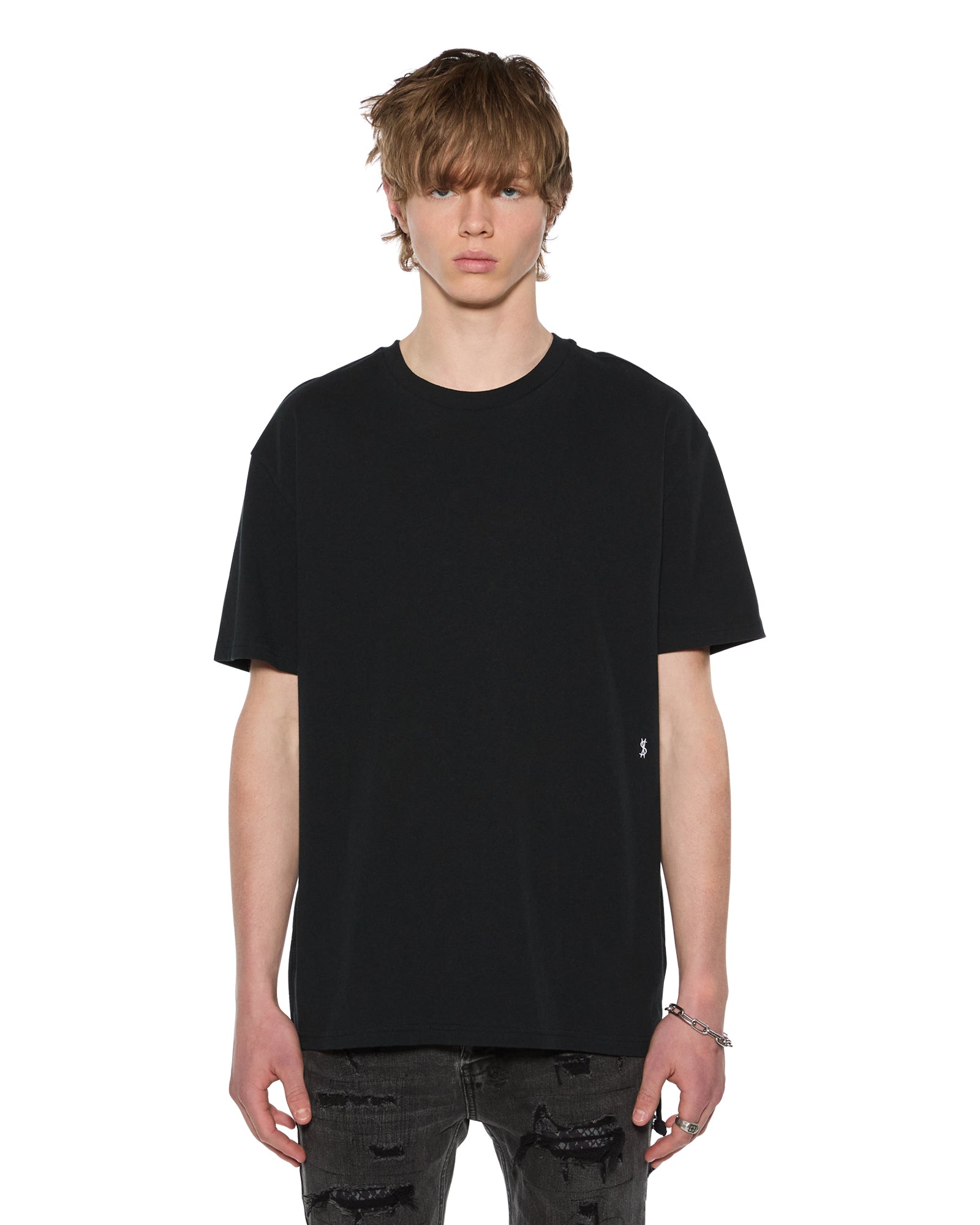 Buy 4 x 4 Biggie Ss Tee Jet Black | Ksubi - Image 4