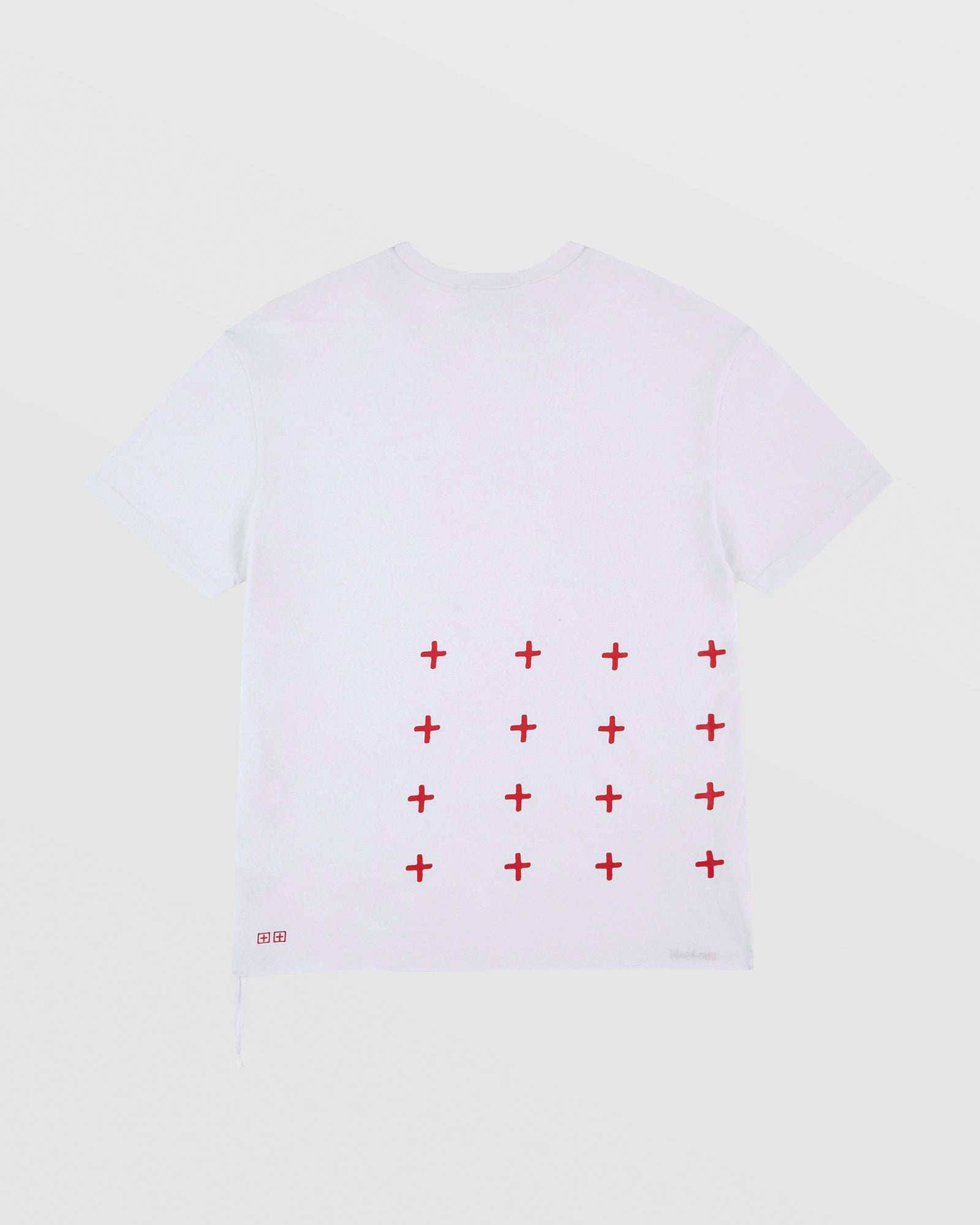 4x4 Biggie Ss Tee White/red - Image 5