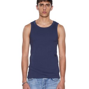 Mens Debut Singlet Navy Tees