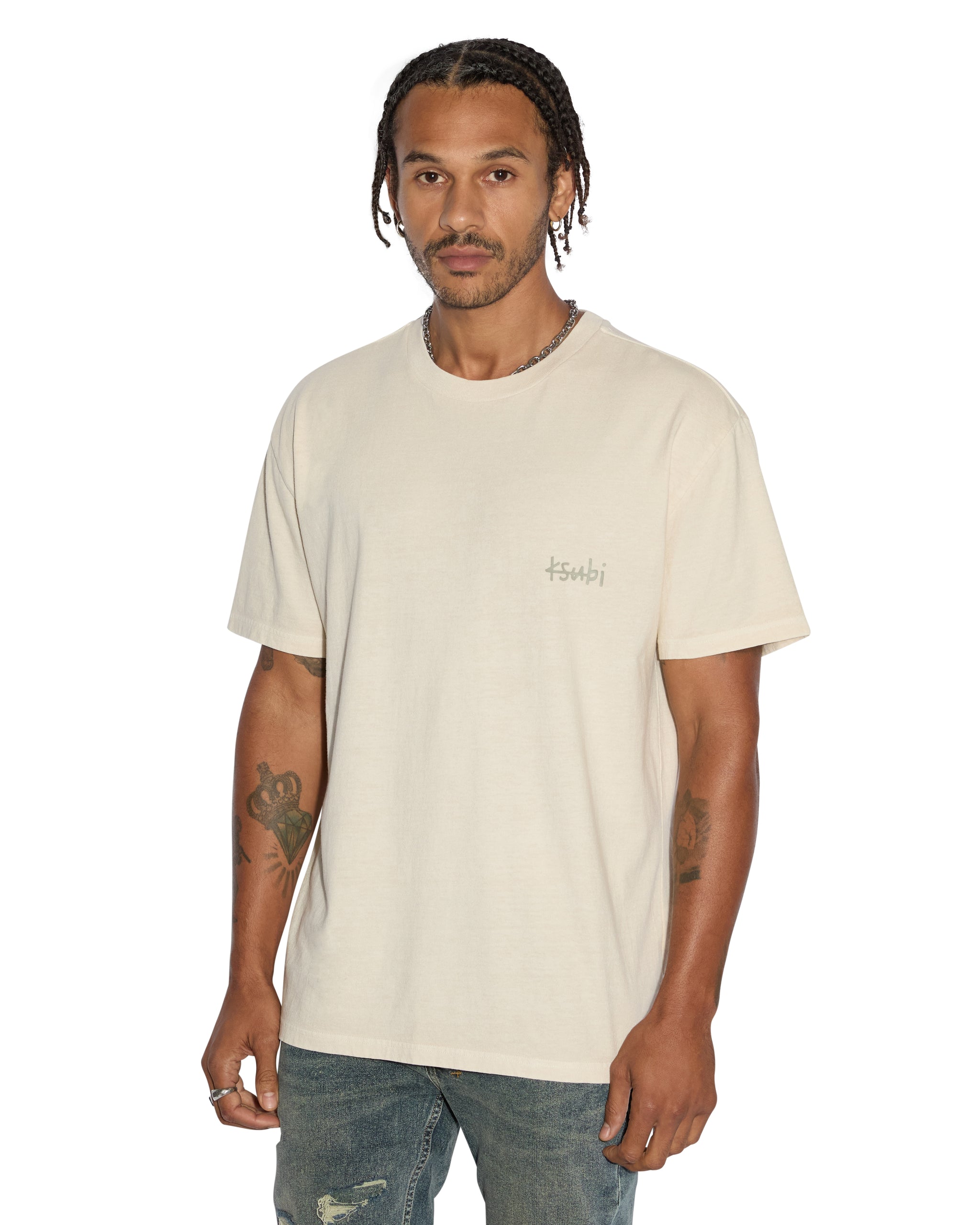 All Day Biggie Short Sleeve Mens T-Shirt - Desert Tan