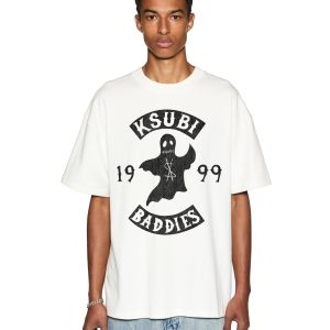 Mens Baddies Ekcess Vintage White Tees