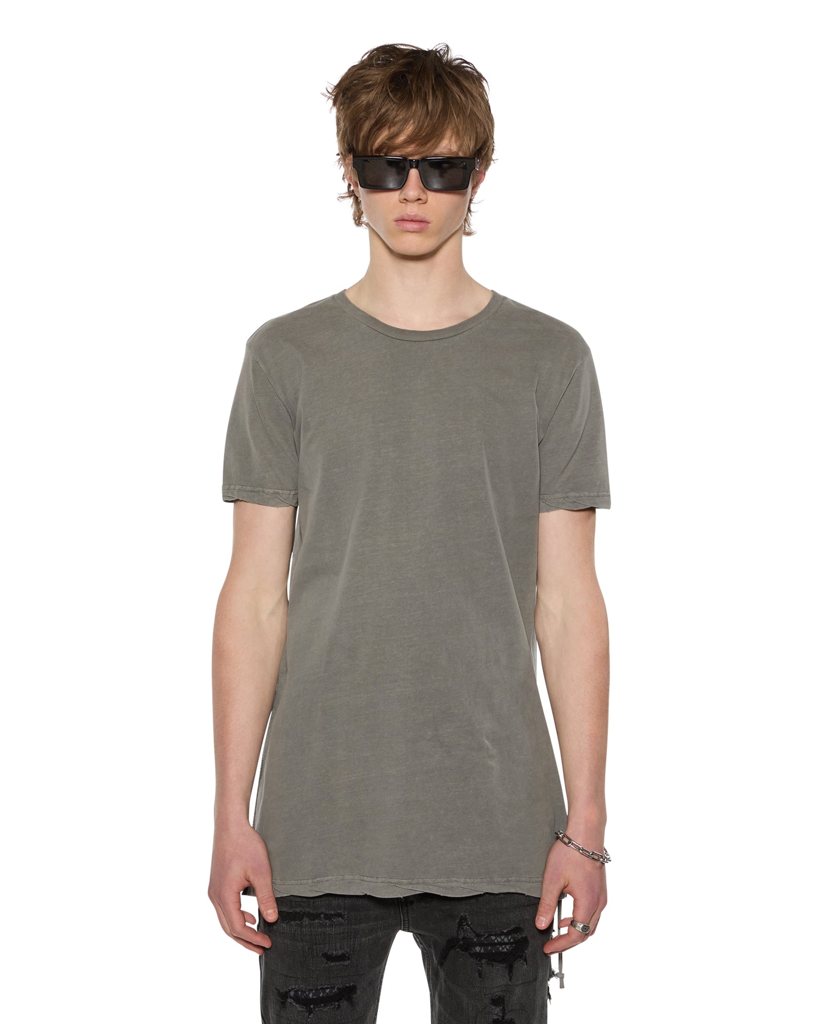 Buy Sioux Ss Tee Vintage Grey | Ksubi
