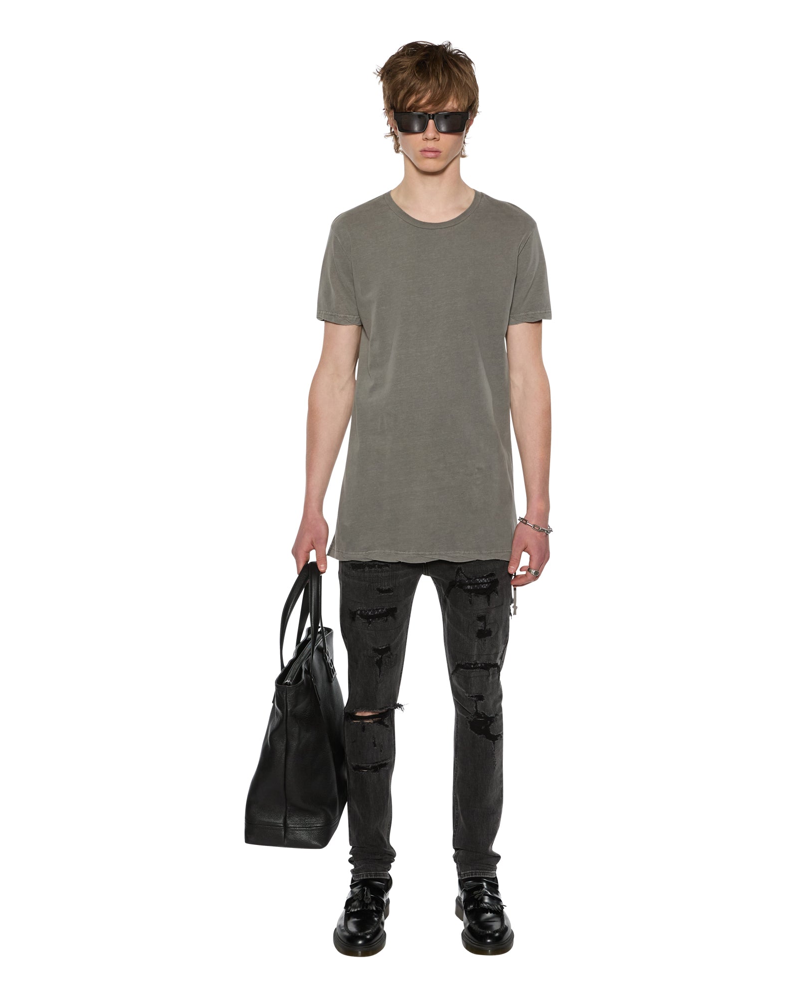 Buy Sioux Ss Tee Vintage Grey | Ksubi - Image 2