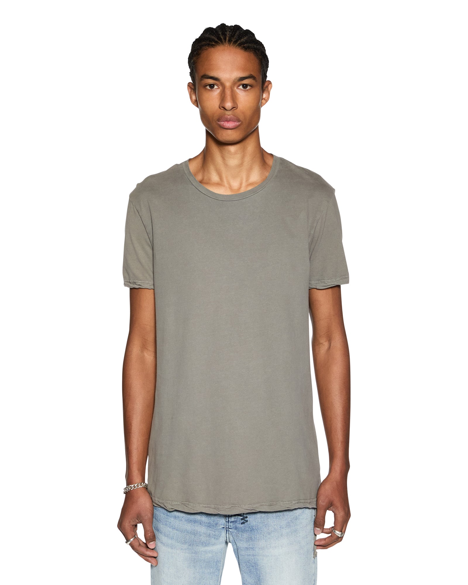 Buy Seeing Lines Ss Tee Vintage Grey | Ksubi