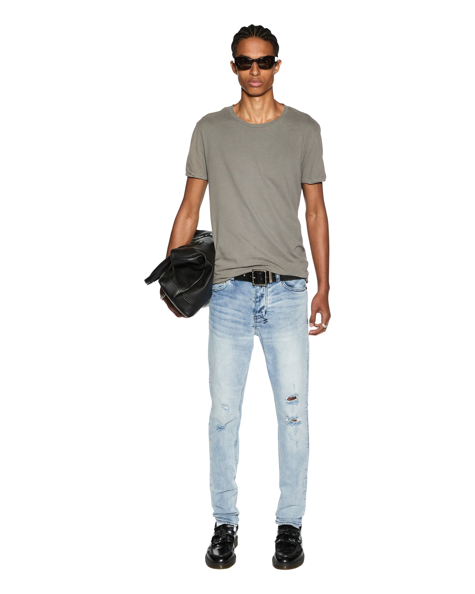 Buy Seeing Lines Ss Tee Vintage Grey | Ksubi - Image 2