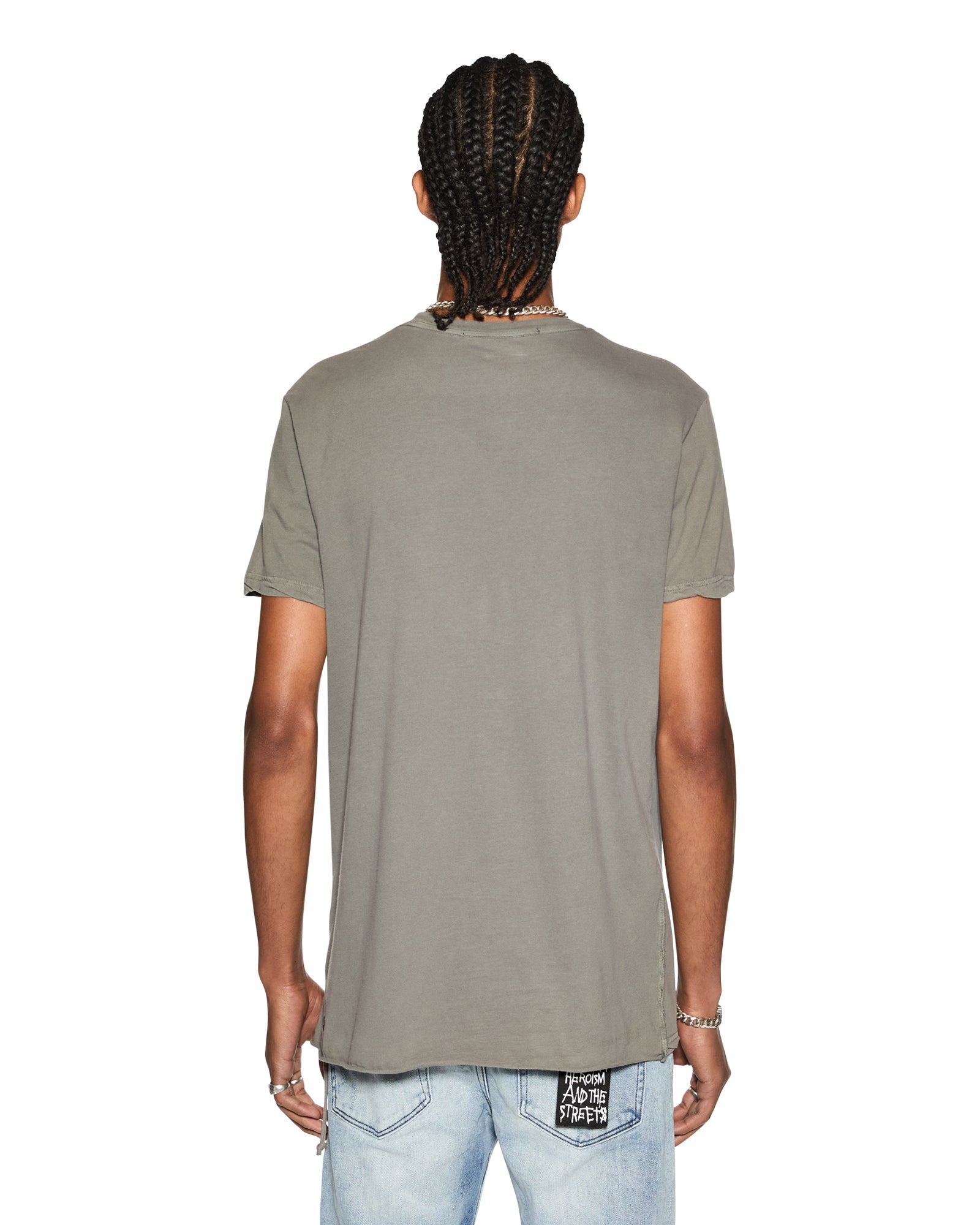 Buy Seeing Lines Ss Tee Vintage Grey | Ksubi - Image 3
