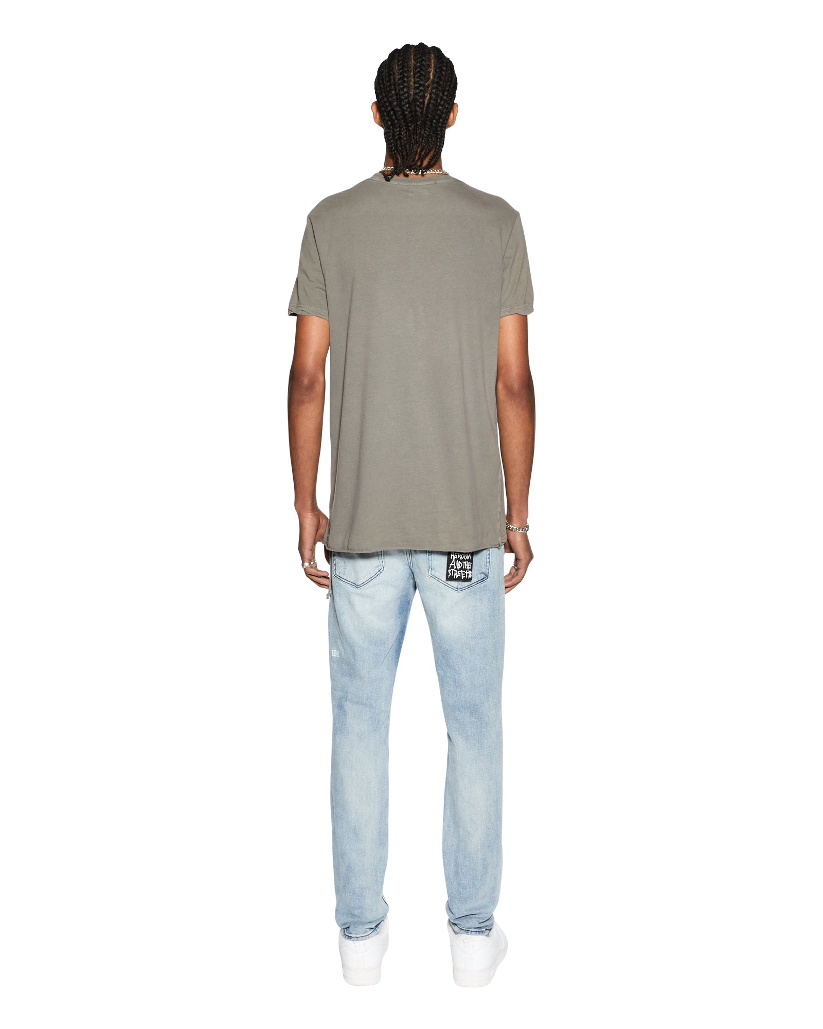 Buy Seeing Lines Ss Tee Vintage Grey | Ksubi - Image 4