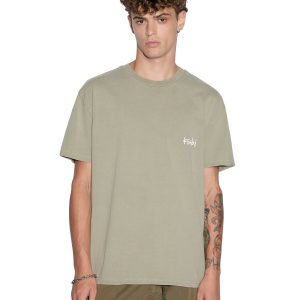 All Day Biggie Short Sleeve Mens T Shirts - Outback Khaki