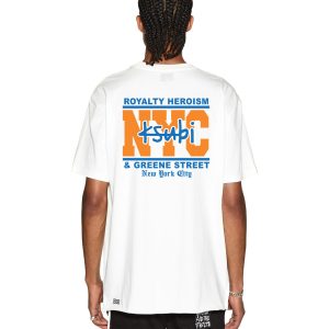 Mens Nyc And The Streets Ss Biggie Tee White Tees