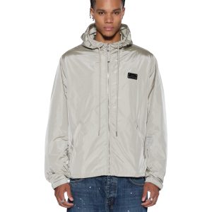 Mens Tek Nylon Jacket Stone Jackets