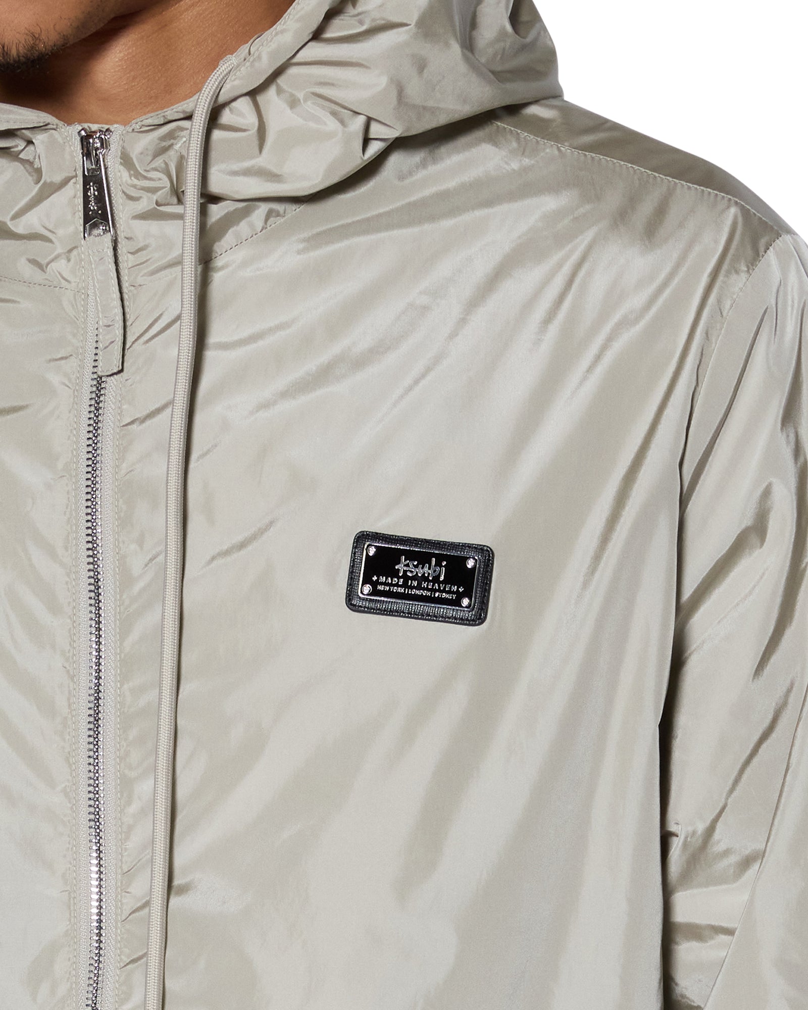 Mens Tek Nylon Jacket Stone Jackets - Image 2