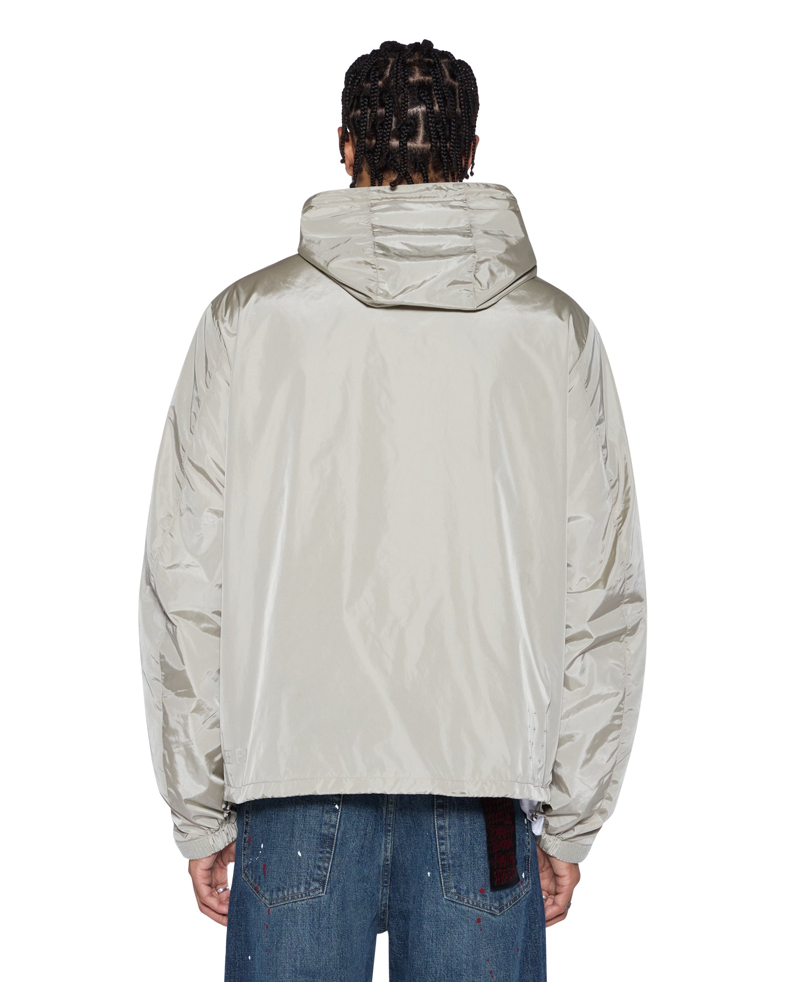 Mens Tek Nylon Jacket Stone Jackets - Image 4