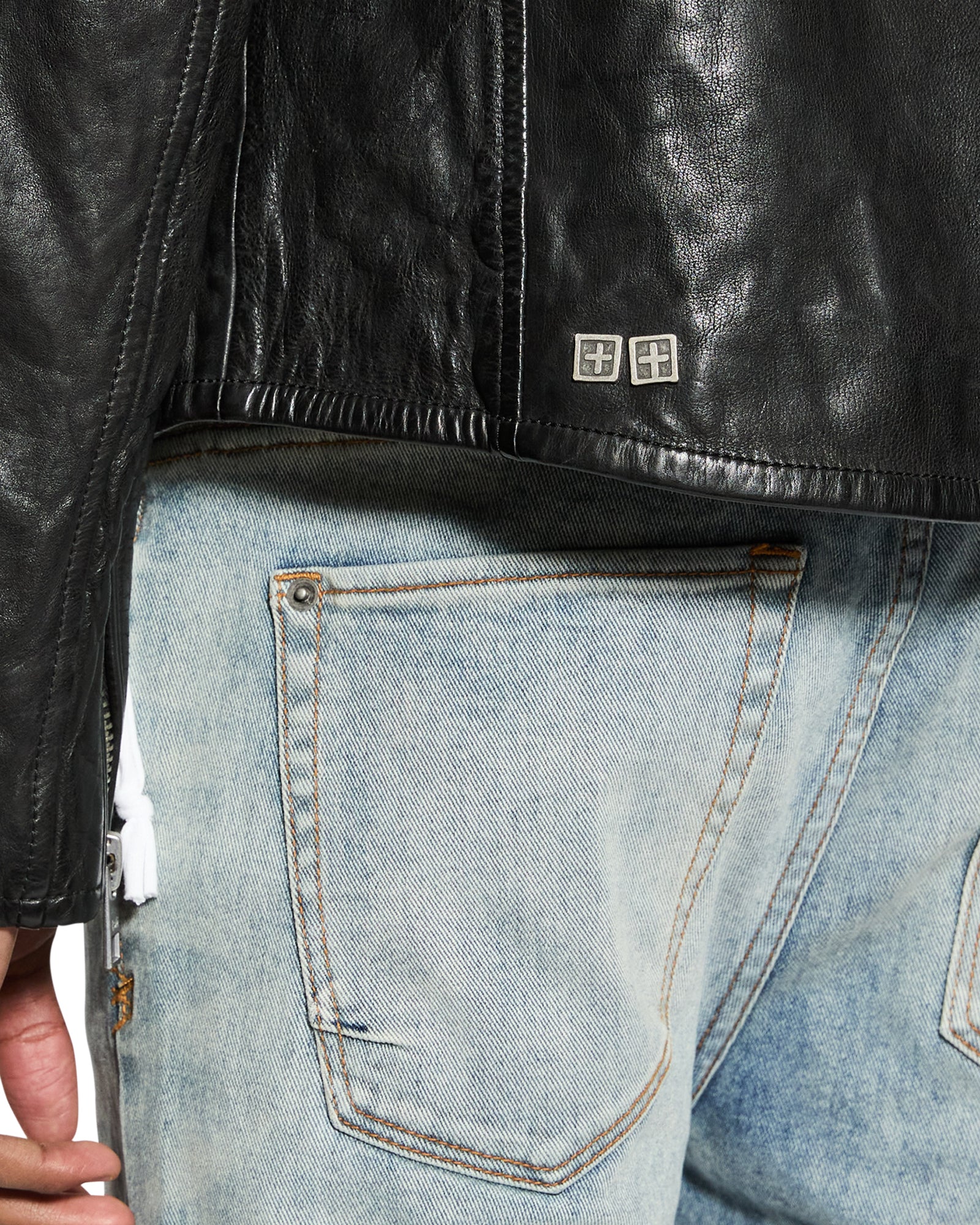 Buy Capitol Leather Jacket Black | Ksubi - Image 5
