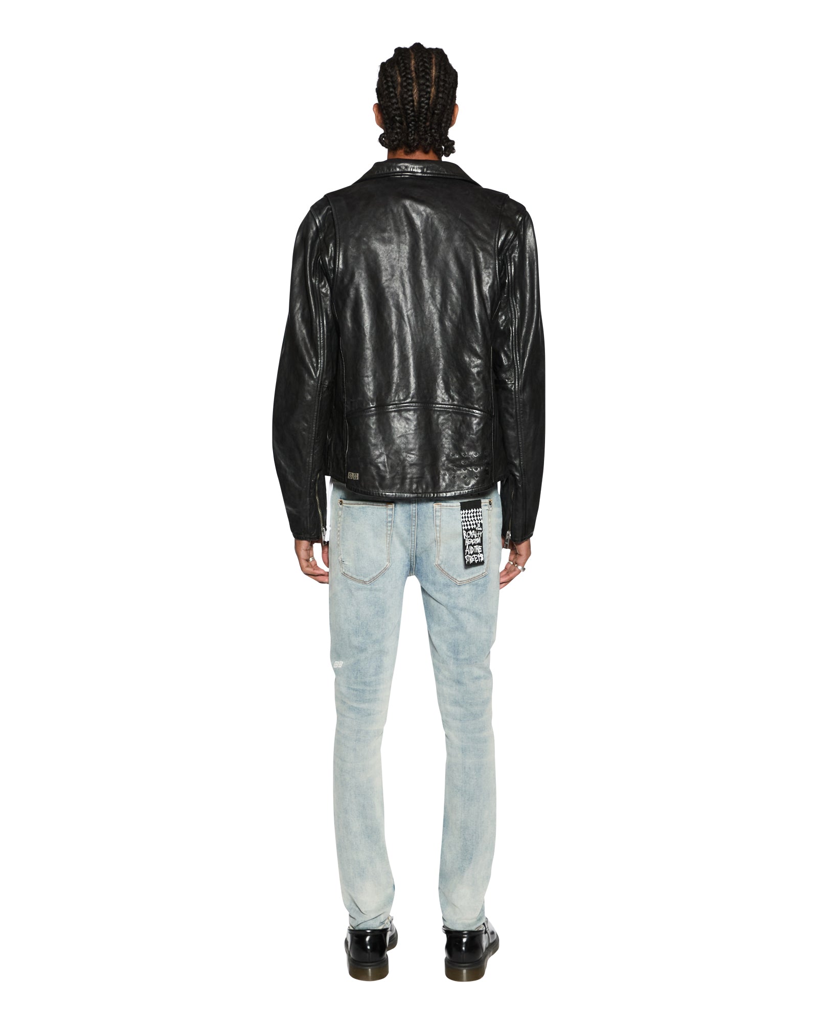 Buy Capitol Leather Jacket Black | Ksubi - Image 6