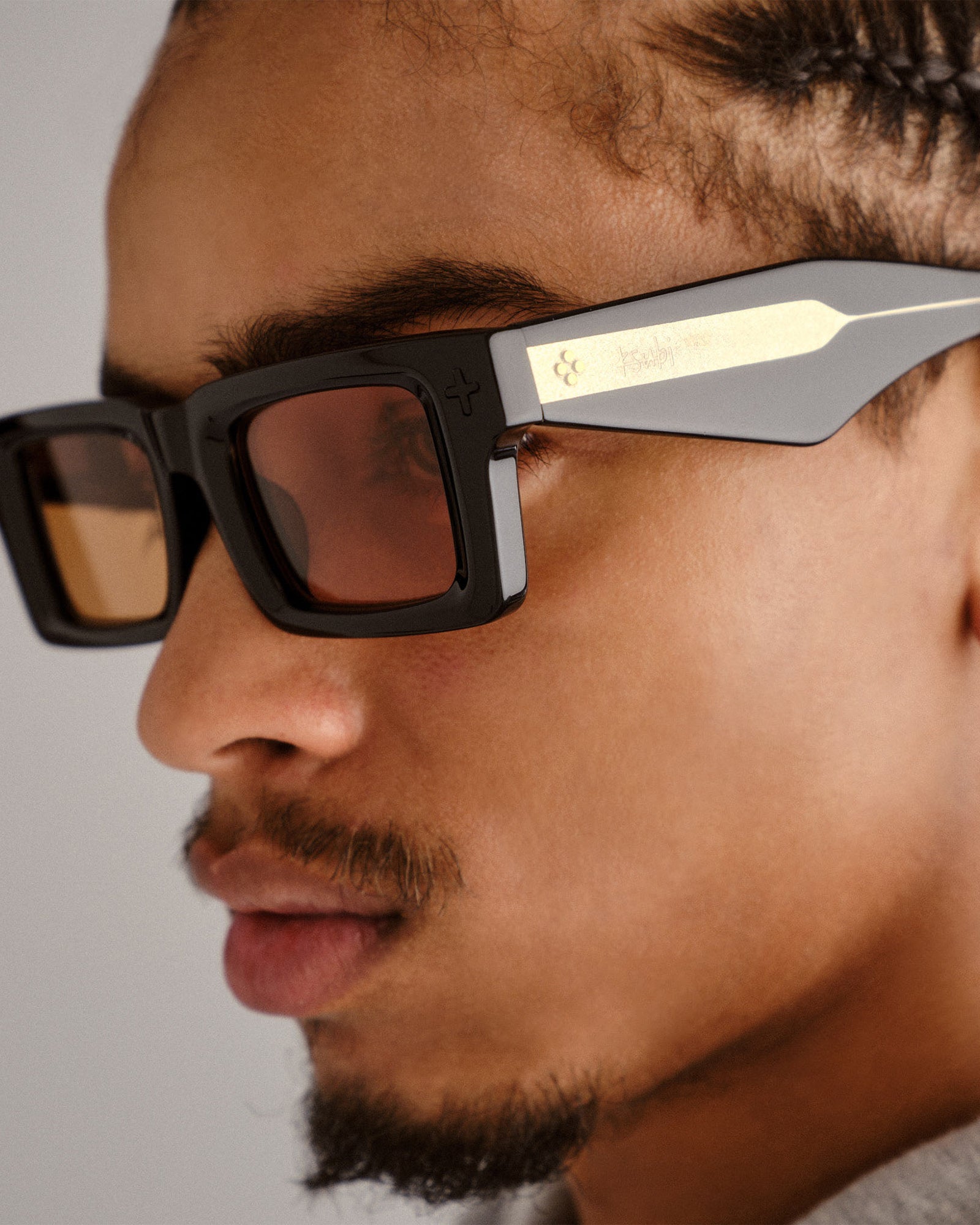 Smiths Rectangle Sunglasses - Black/Gold - Image 6