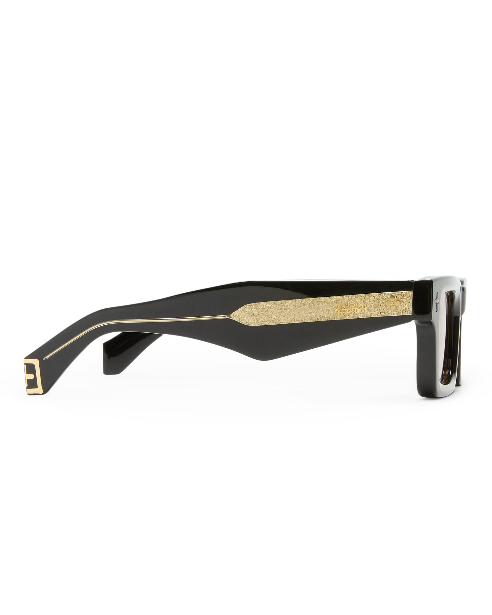 Smiths Rectangle Sunglasses - Black/Gold - Image 7
