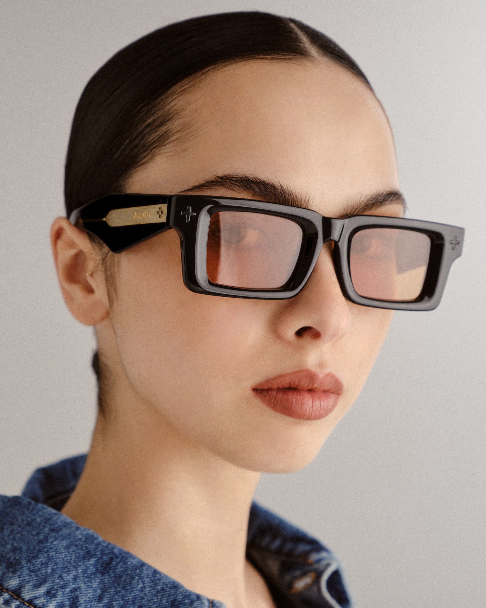 Smiths Rectangle Sunglasses - Black/Gold - Image 8