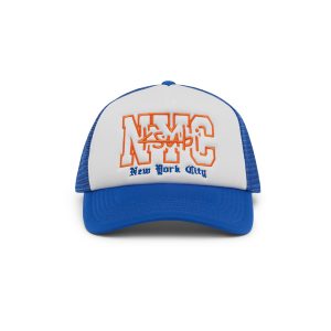 Nyc And The Streets Trucker Cap Blue