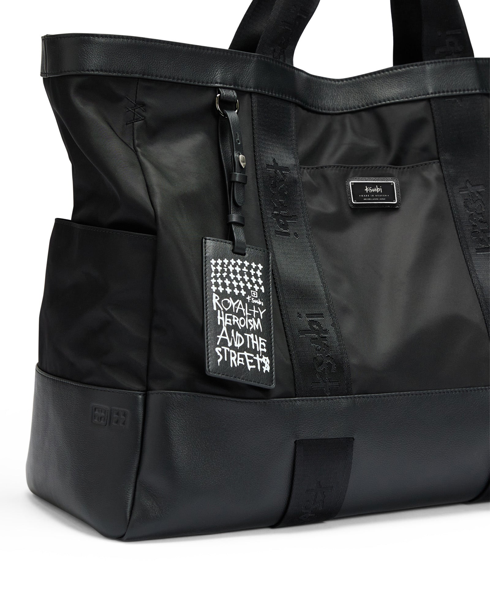 Overnight Bag Nylon Leather - Image 2