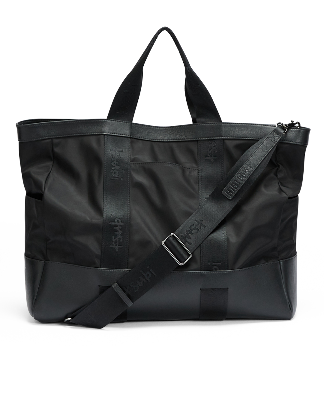 Overnight Bag Nylon Leather - Image 4