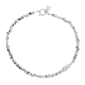 Uncut Silver Choker