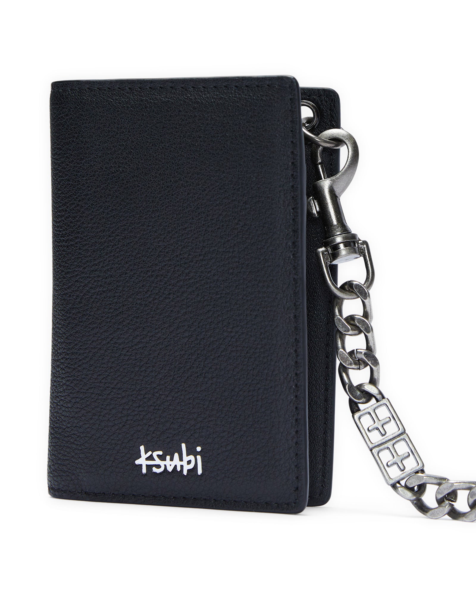 1999 Chain Leather Wallet - Antique Silver - Image 6