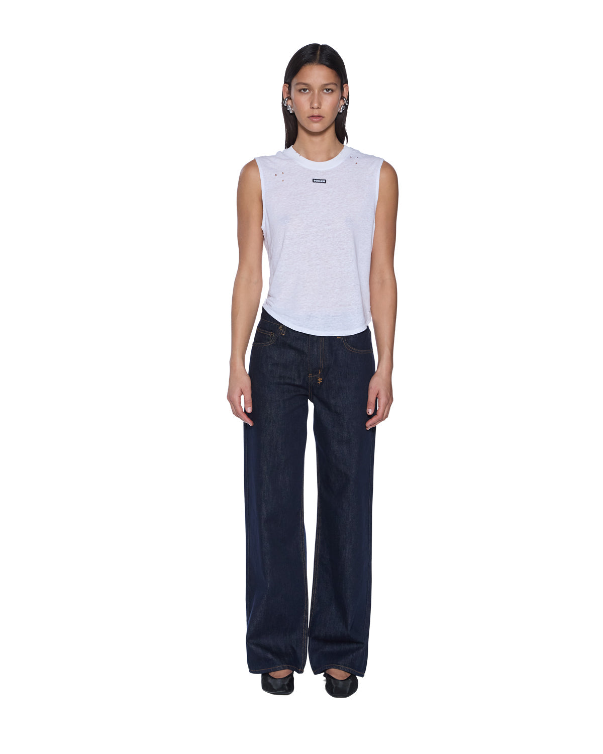 Womens Empire Jean Original Straight Denim Jeans - Image 2