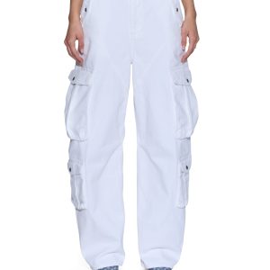 Womens Barrel Jean Cargo Fresh Barrel Leg Denim Jeans