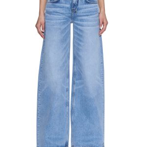 Womens Dropout Jean Mercer Blue Relaxed Denim Jeans