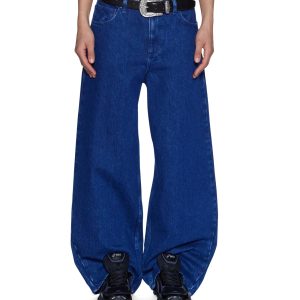 Womens Ksuper Marine Baggy Denim Jeans