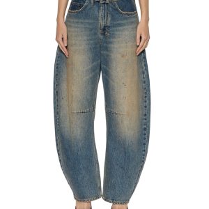 Womens Barrel Jean Dune Barrel Leg Denim Jeans
