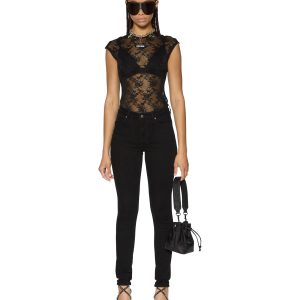 Womens Spray On Xtra Nightfall Skinny Denim Jeans