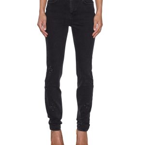 Womens Spray On Xtra Black Kraftwerk Skinny Denim Jeans