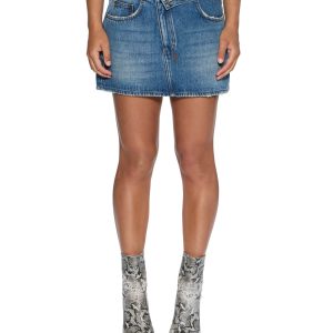 Womens Low Rider Mini Flip Aged Skirts