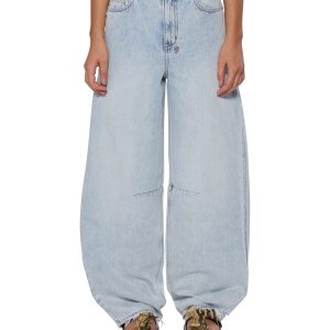 Womens Barrel Jean Statik Barrel Leg Denim Jeans