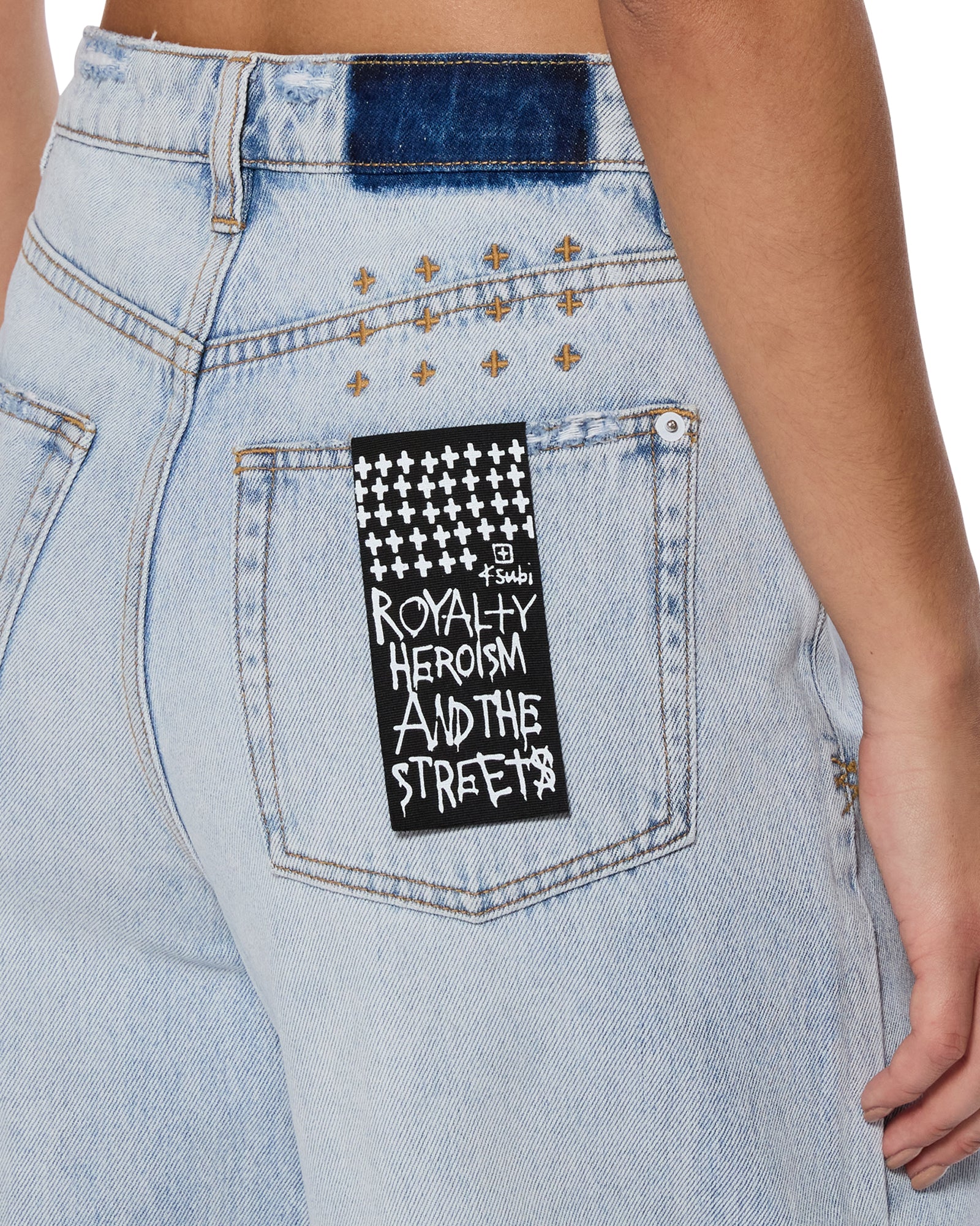 Womens Barrel Jean Statik Barrel Leg Denim Jeans - Image 4
