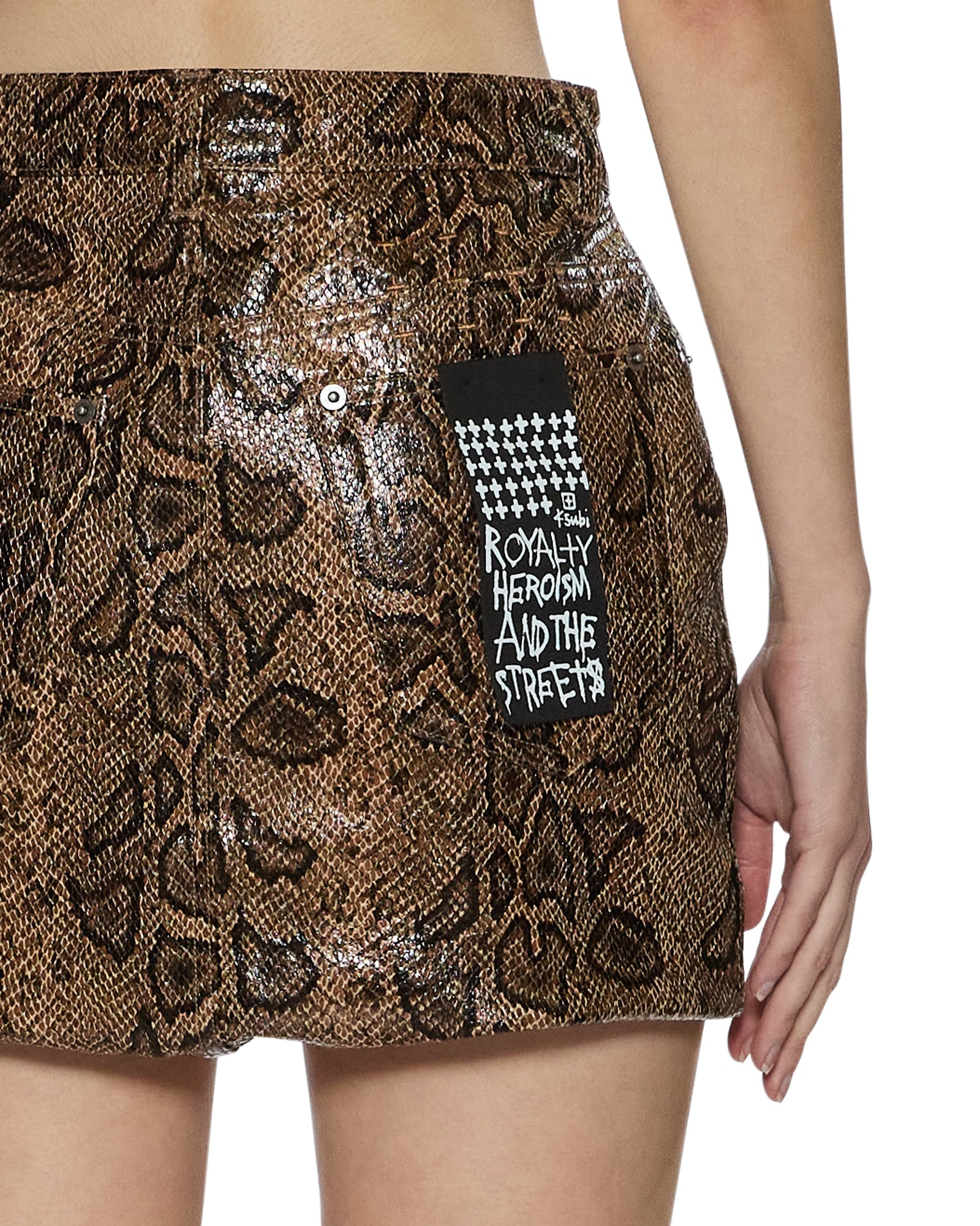 Womens Super X Mini Snakebite Skirts - Image 3