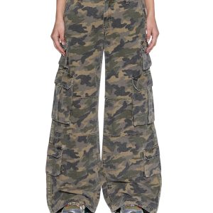 Womens Dropout Cargo Pant Camo Pants