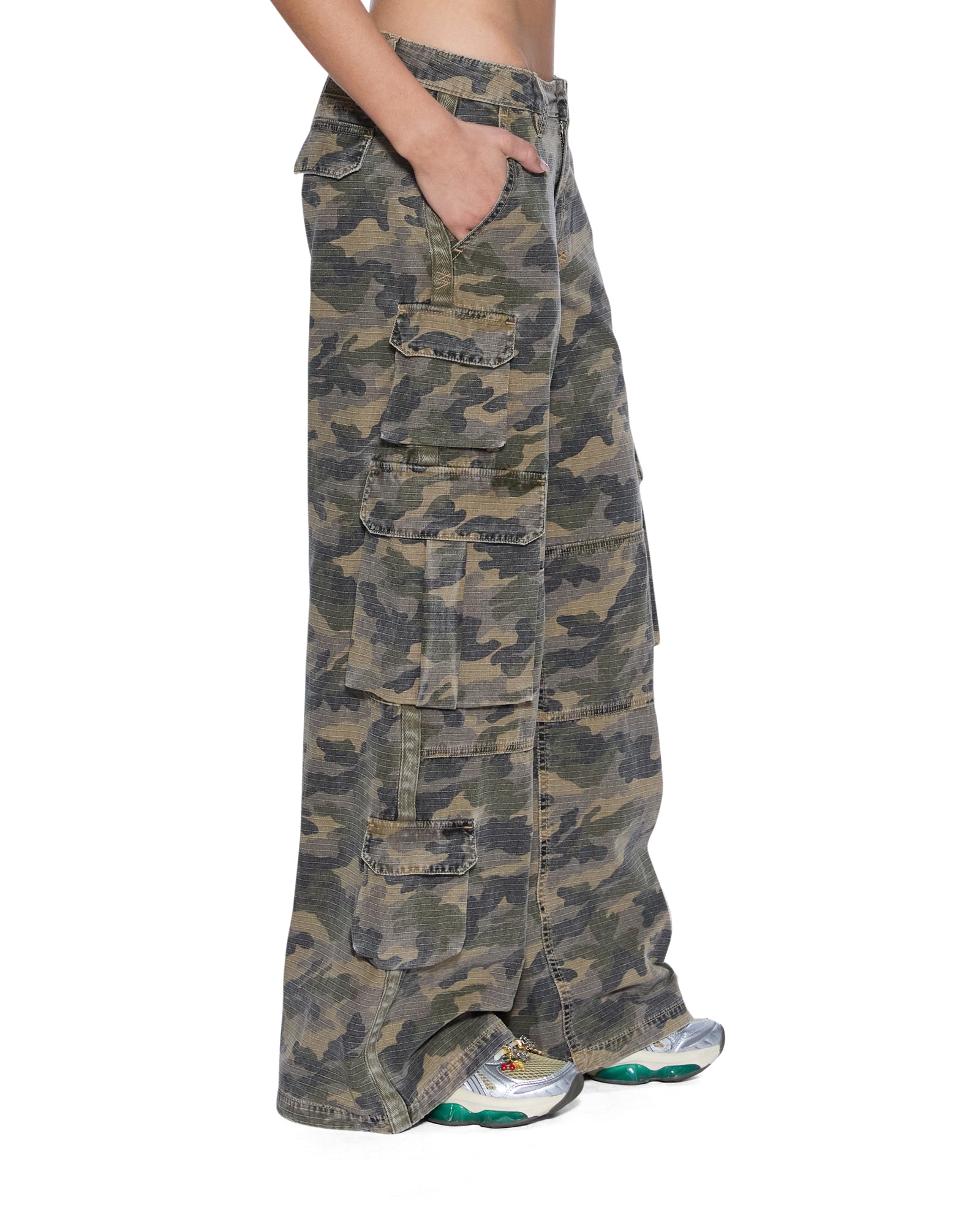 Womens Dropout Cargo Pant Camo Pants - Image 2