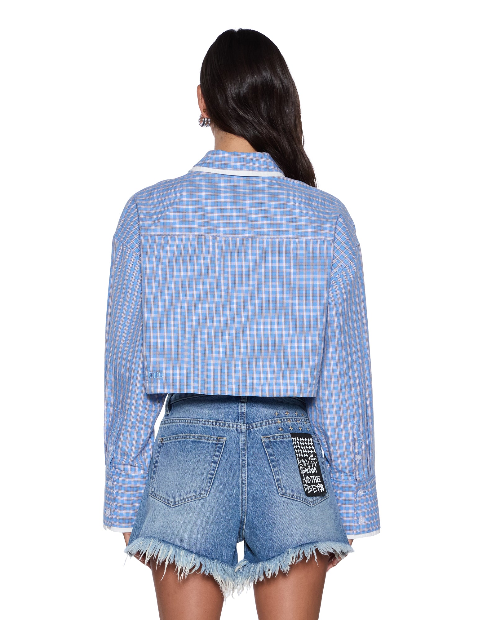 Womens Balter Ls Shirt Blu Check Shirts - Image 4
