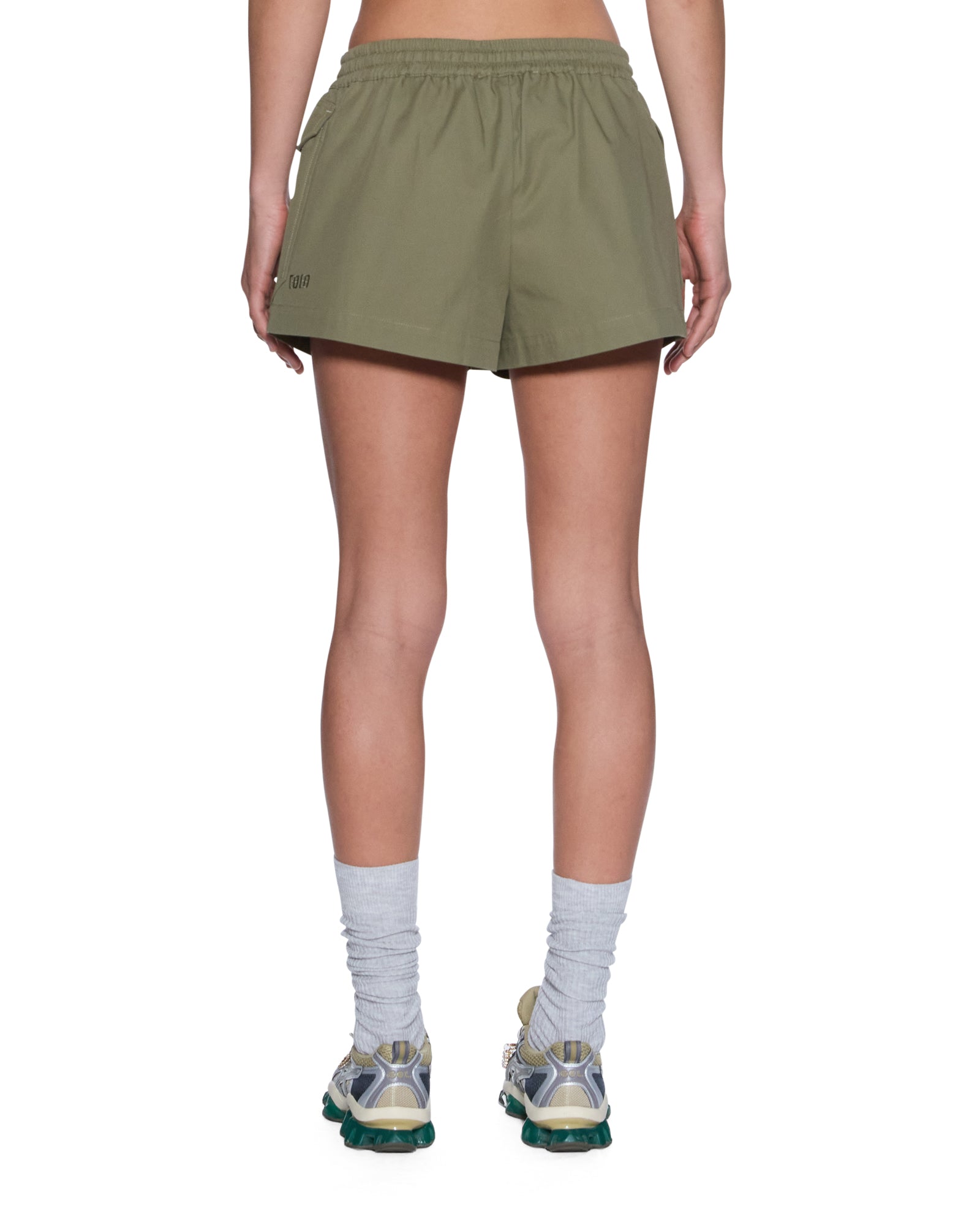 Womens Harper Shorts Khaki Walkshorts - Image 4