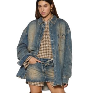 Womens Oversized Ls Shirt Dune Shirts