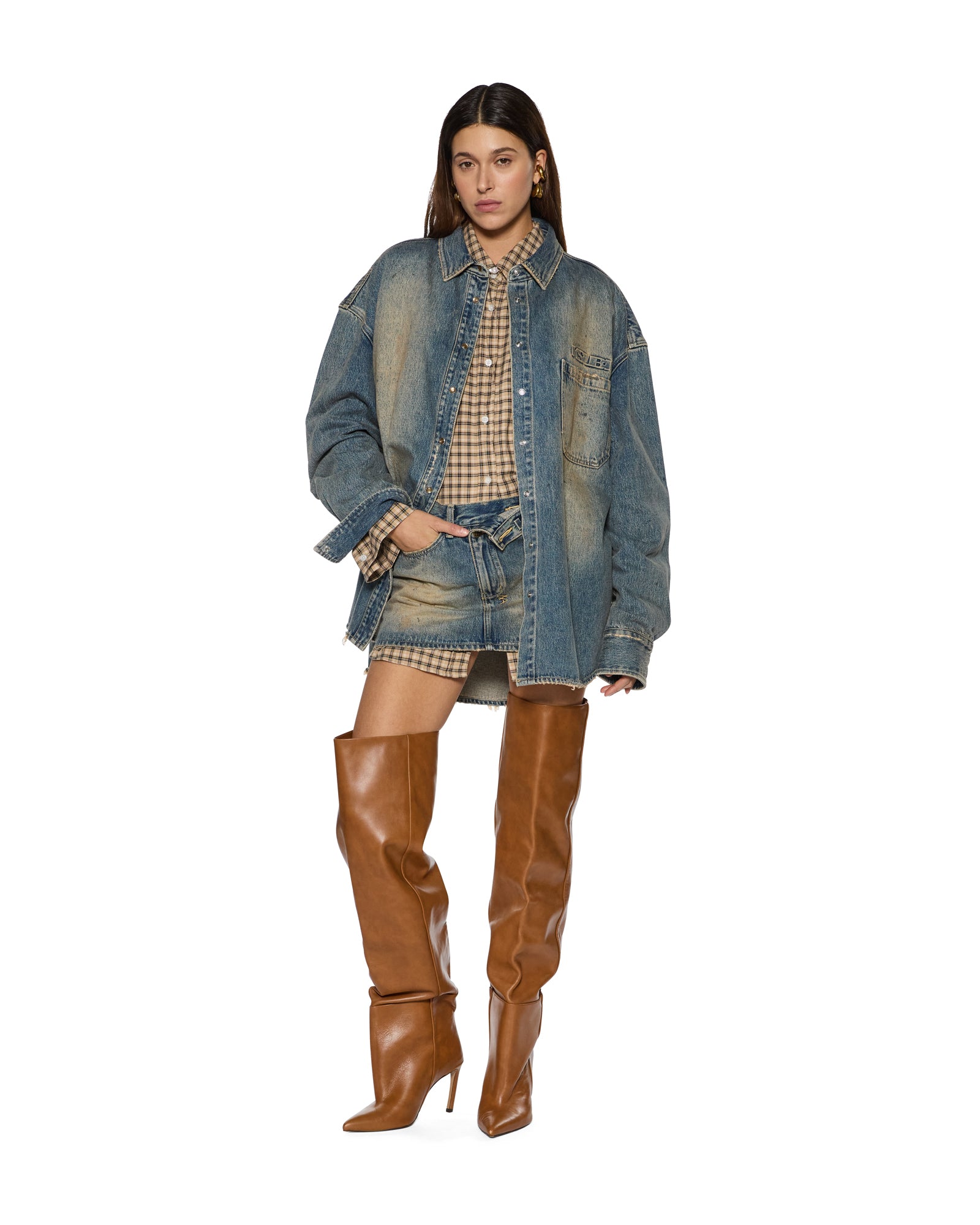 Womens Oversized Ls Shirt Dune Shirts - Image 2