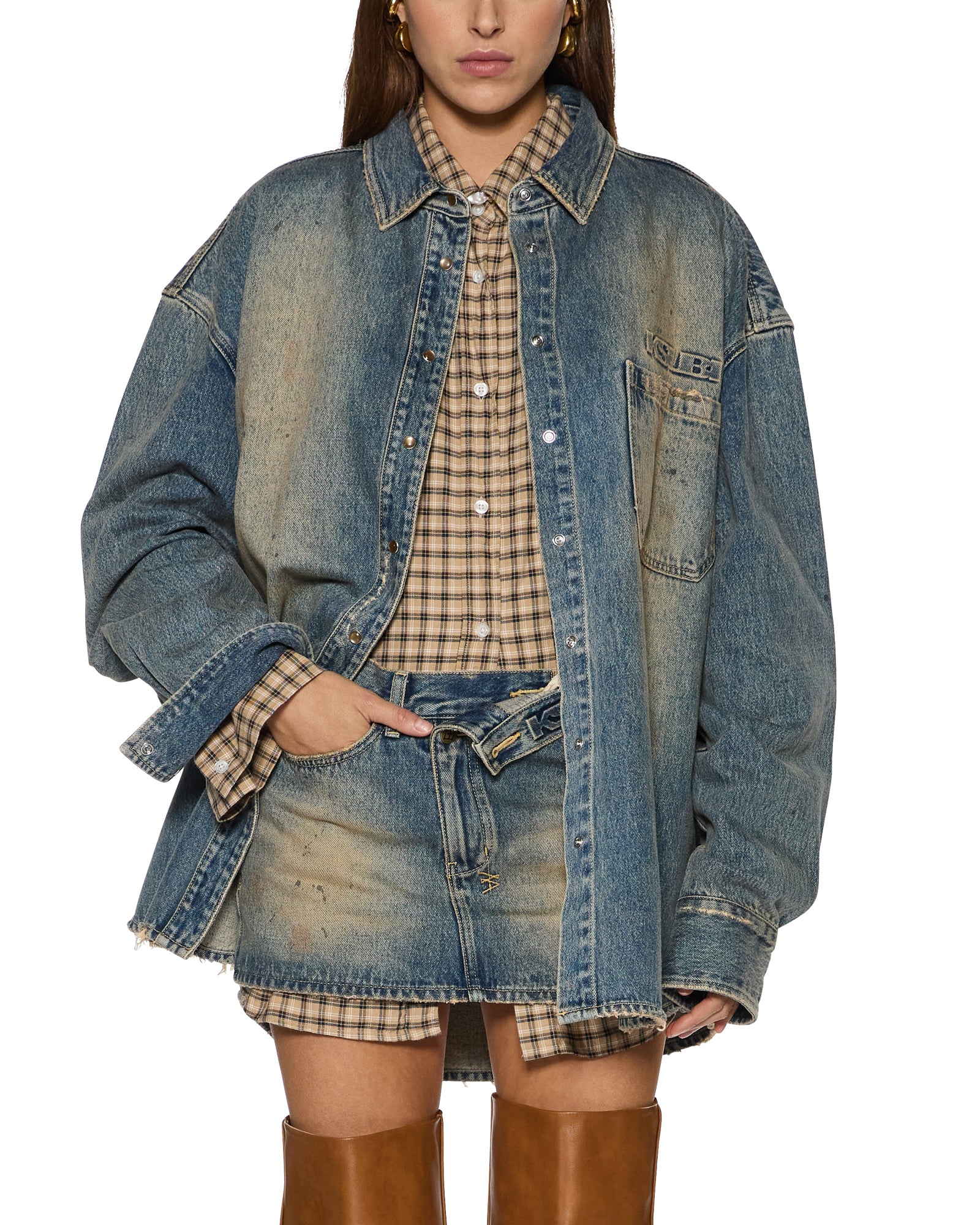 Womens Oversized Ls Shirt Dune Shirts - Image 3