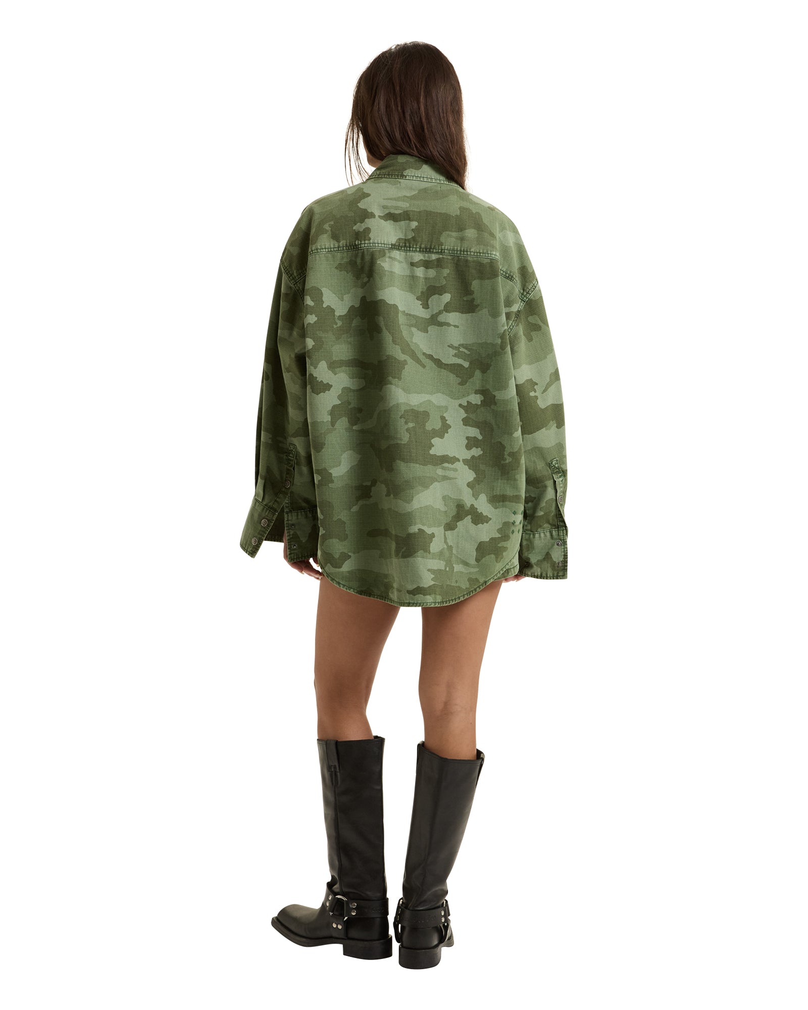Womens Astra Cargo Shirt Hash Camo Shirts - Image 5