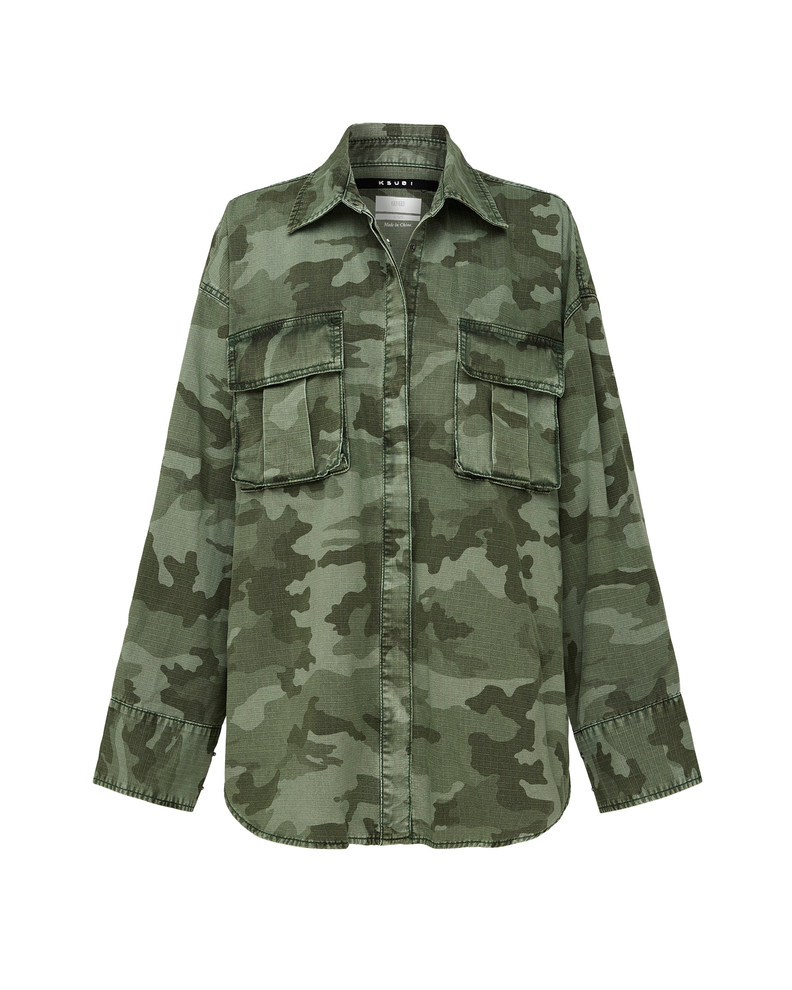 Womens Astra Cargo Shirt Hash Camo Shirts - Image 7