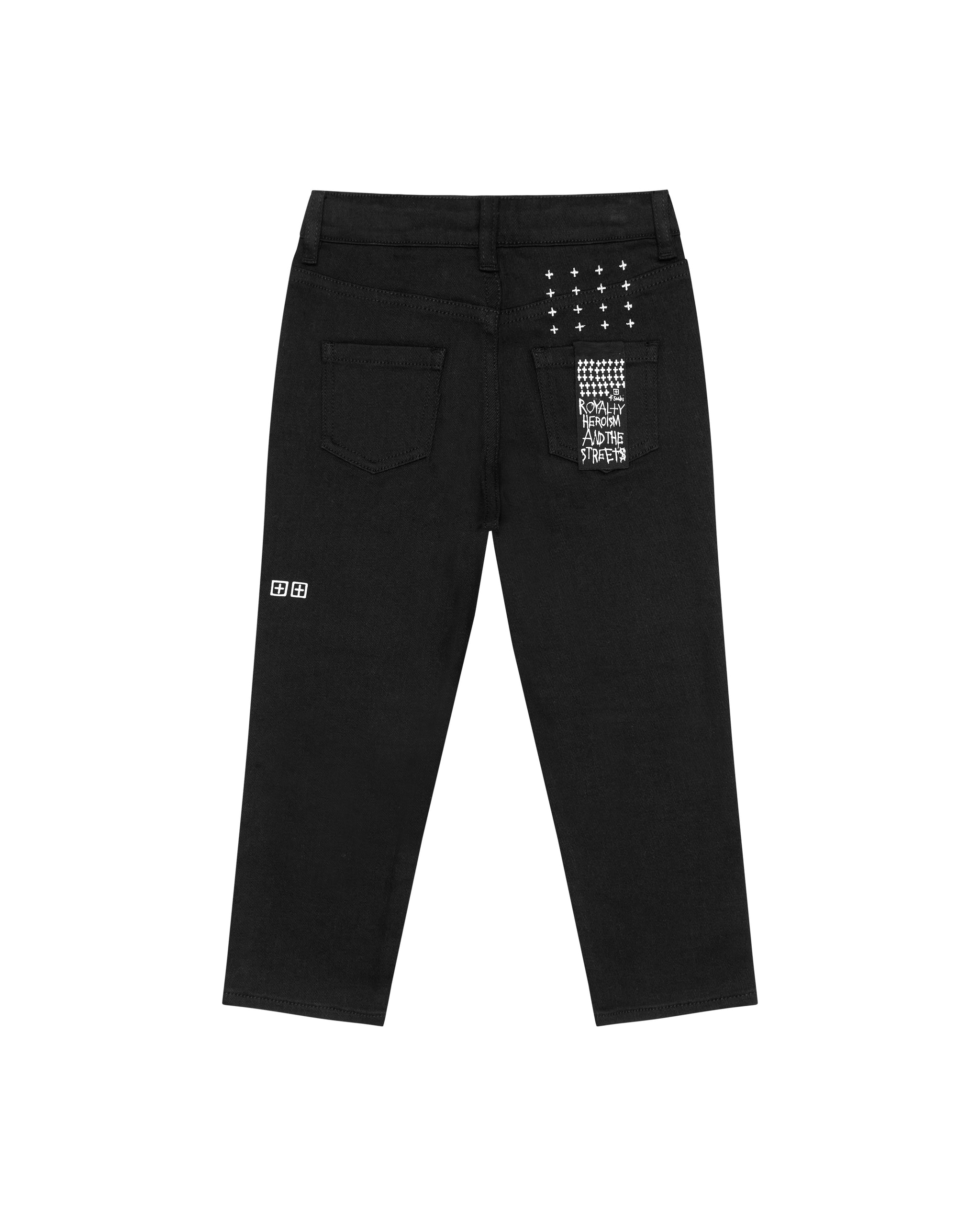 Lil Jett Kids Jeans - Black Denim - Image 2