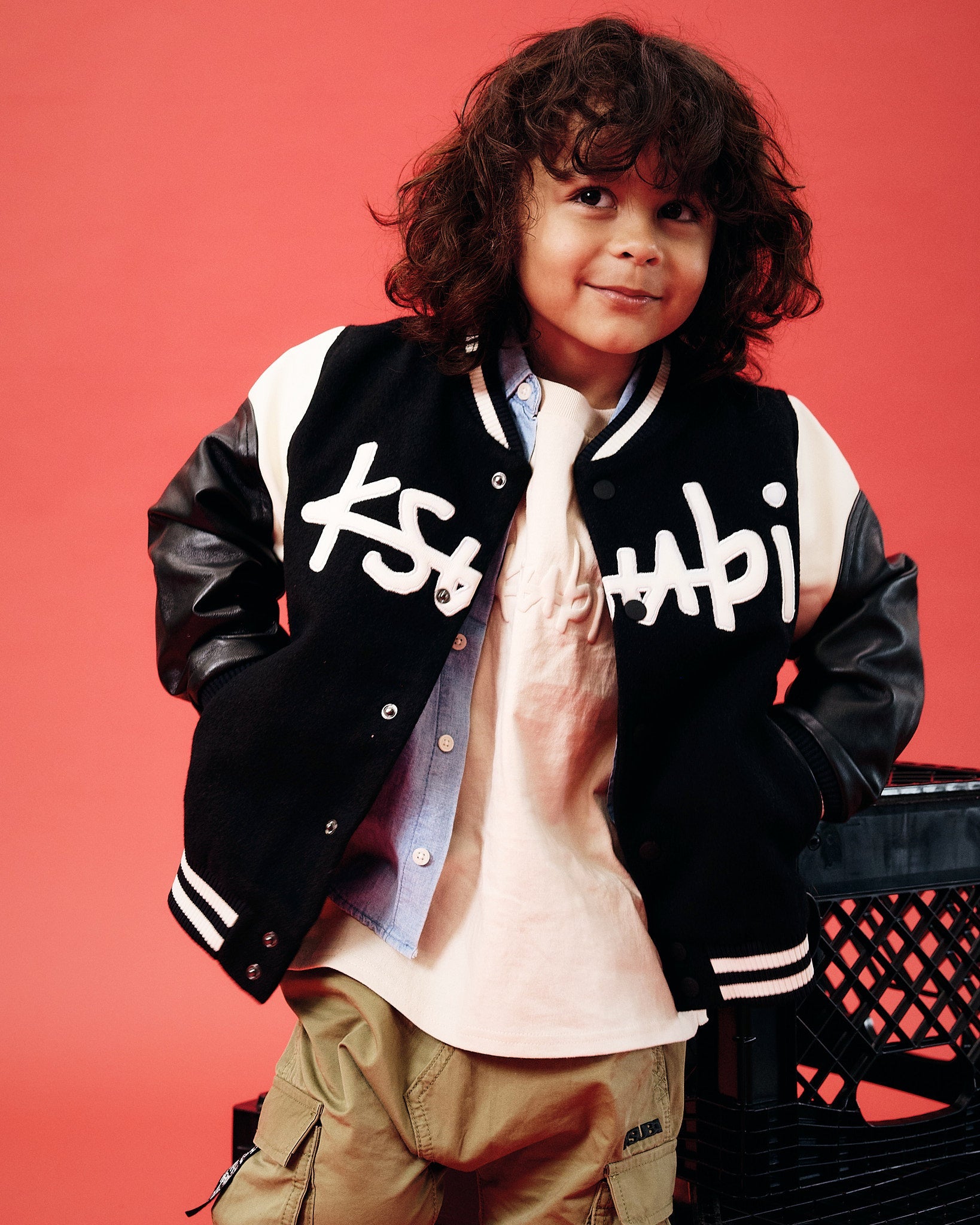 1999 Lil King Letterman Jacket - Black - Image 2