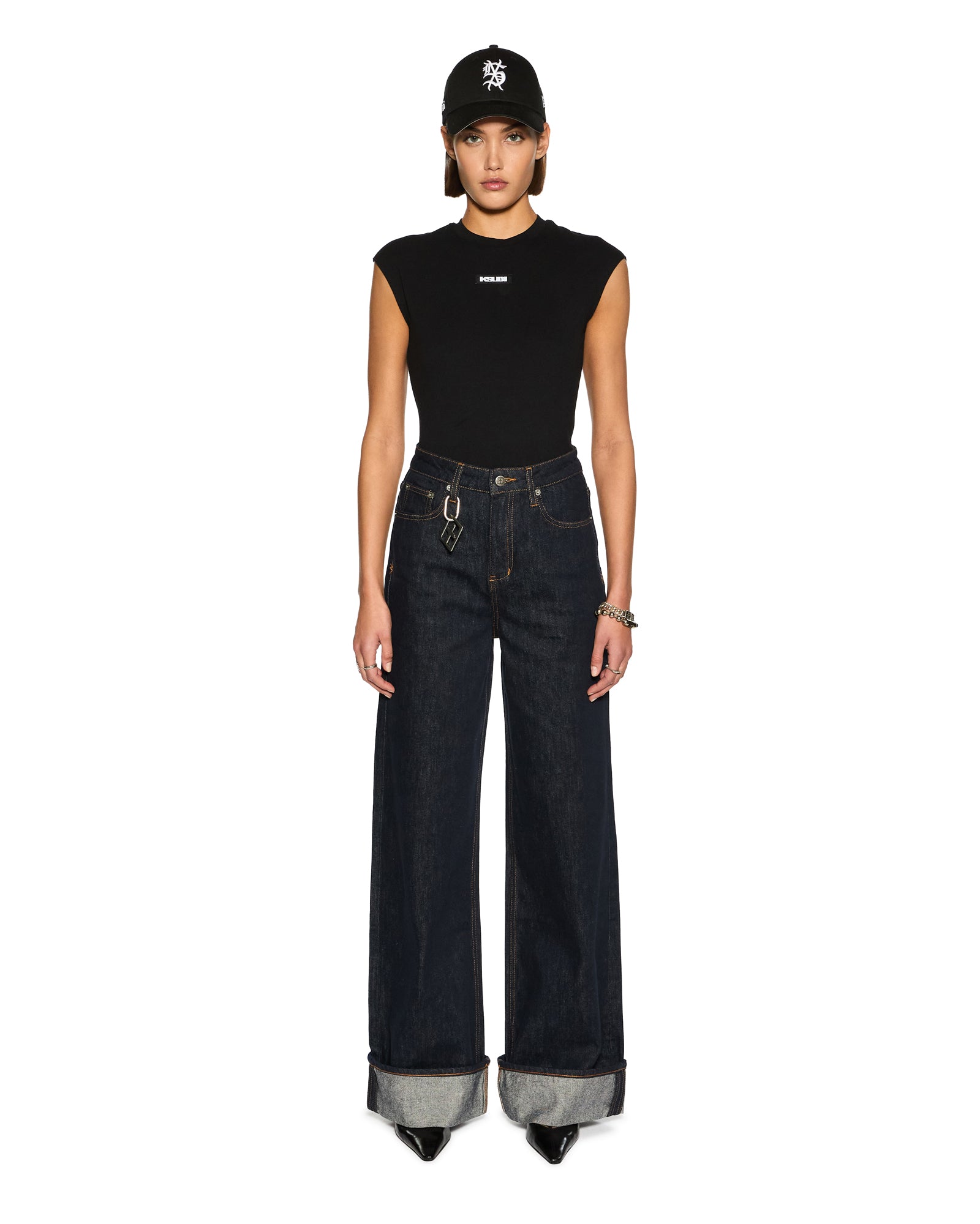 Staple Short Sleeve Full Length Tee - Black - Image 2