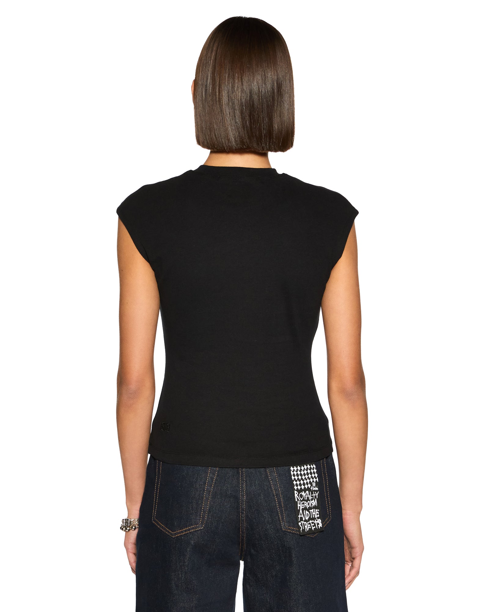 Staple Short Sleeve Full Length Tee - Black - Image 4